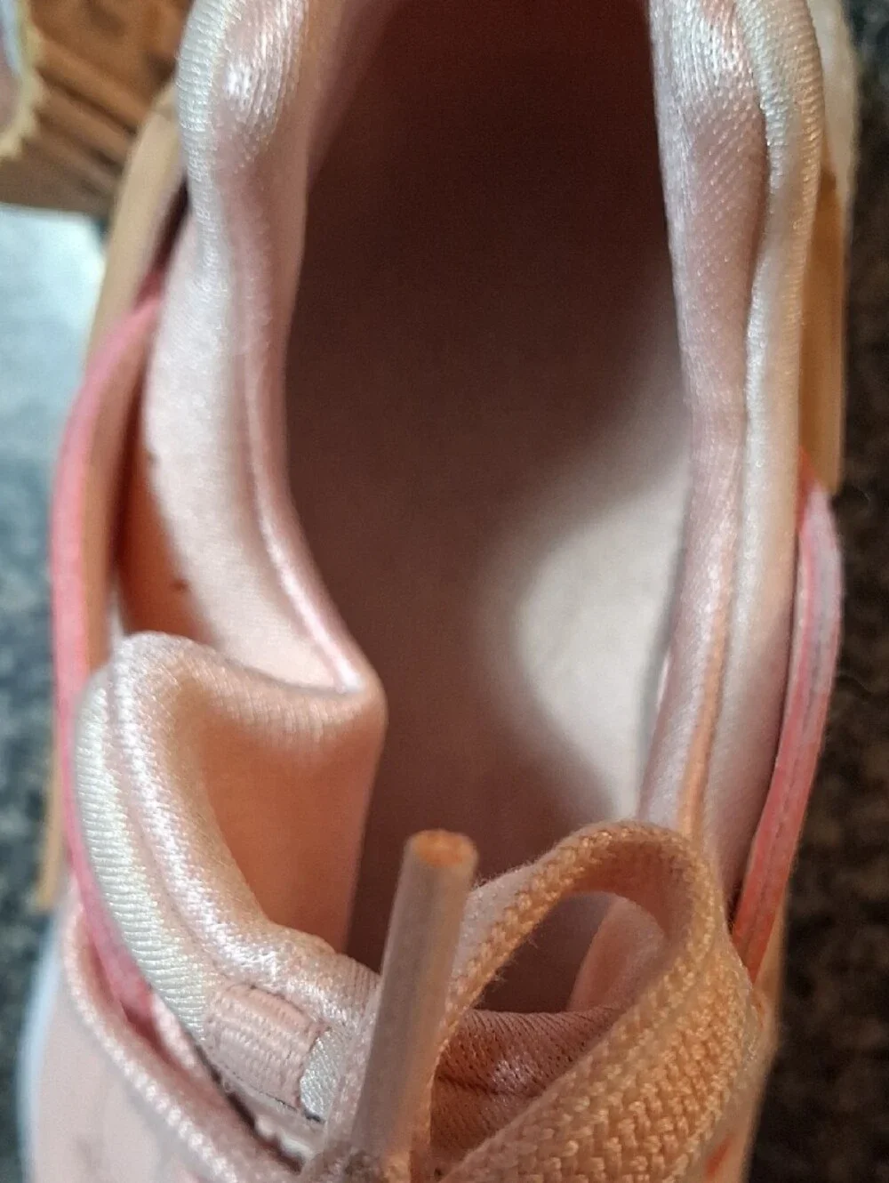 Nike Youths Pink Athletic Lace-Up Sneakers Size 6.5